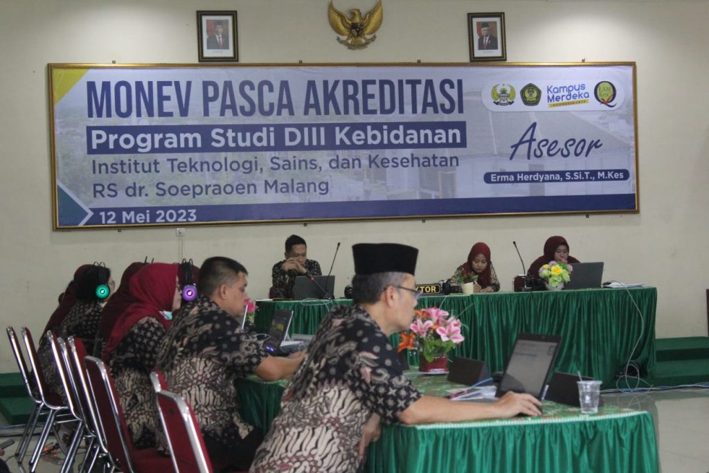 Kegiatan Monitoring dan Evaluasi Pasca Akreditasi Program Studi DIII-Kebidanan oleh LAM-PTKes
