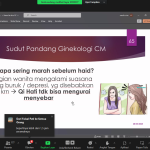 Webinar Mengatasi Nyeri Haid dengan Pendekatan Holistik Menurut Perspektif Medis China: Sukses Menarik Minat Peserta
