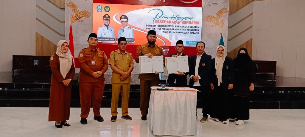 Pemkab Halmahera Selatan dan ITSK RS Dr. Soepraoen Malang Teken MoU, Perkuat SDM Kesehatan Melalui Pendidikan Sarjana da
